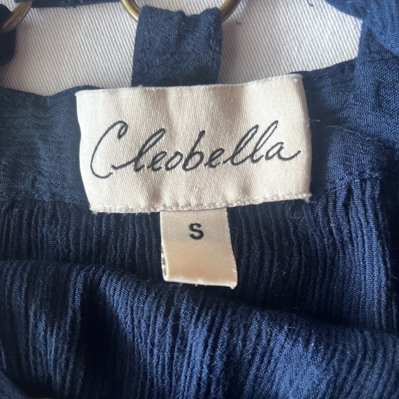 Cleobella Blue V-Neck Sheath Mini Dress - Picture 5 of 5